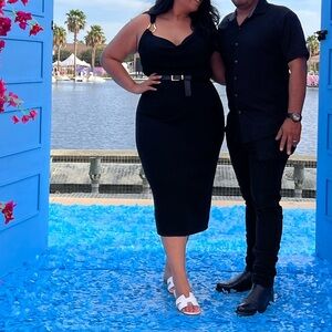 Elegant Black Women's Maxi dress